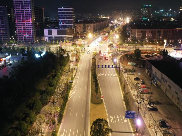 Sansi LED Smart Pole System Lighted Up The Transportation Artery of Taizhou