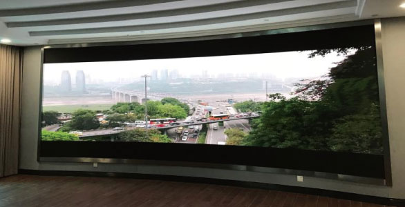 Sansi Fine Pitch LED display in Shandong Conference Room