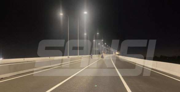 Sansi LED Lighted up the Third Minpu Bridge