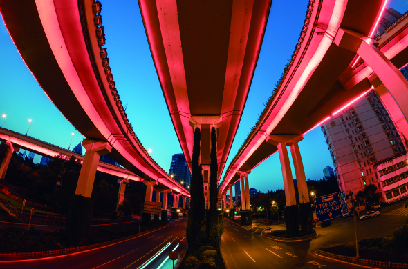 South-North Viaduct, Shanghai