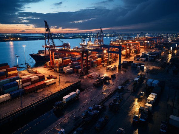 Sansi LED Lighting Management System for Port Applications