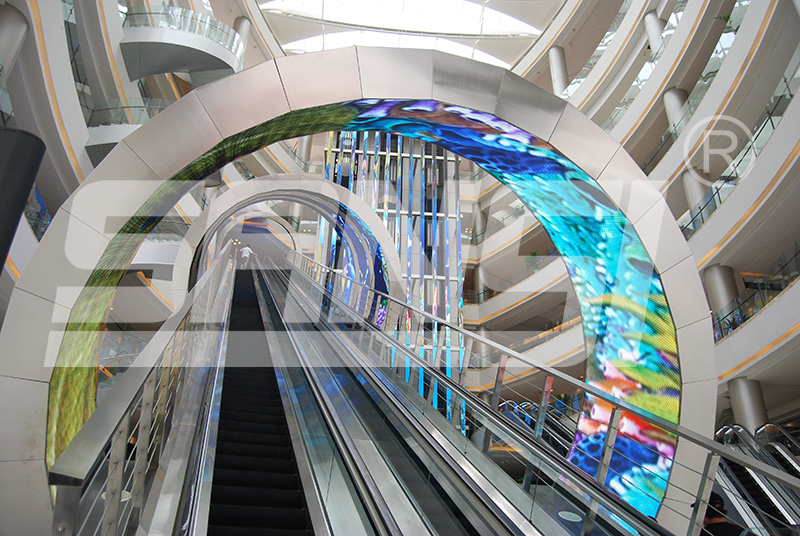 Flexible screen,Flexible LED screen,LED display,Commercial display,Bendable LED screen