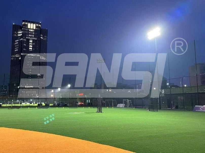 LED floodlight, stadium lighting, floodlighting, stadium floodlights, app controlled lighting, color temperature adjustment, smart sports lighting