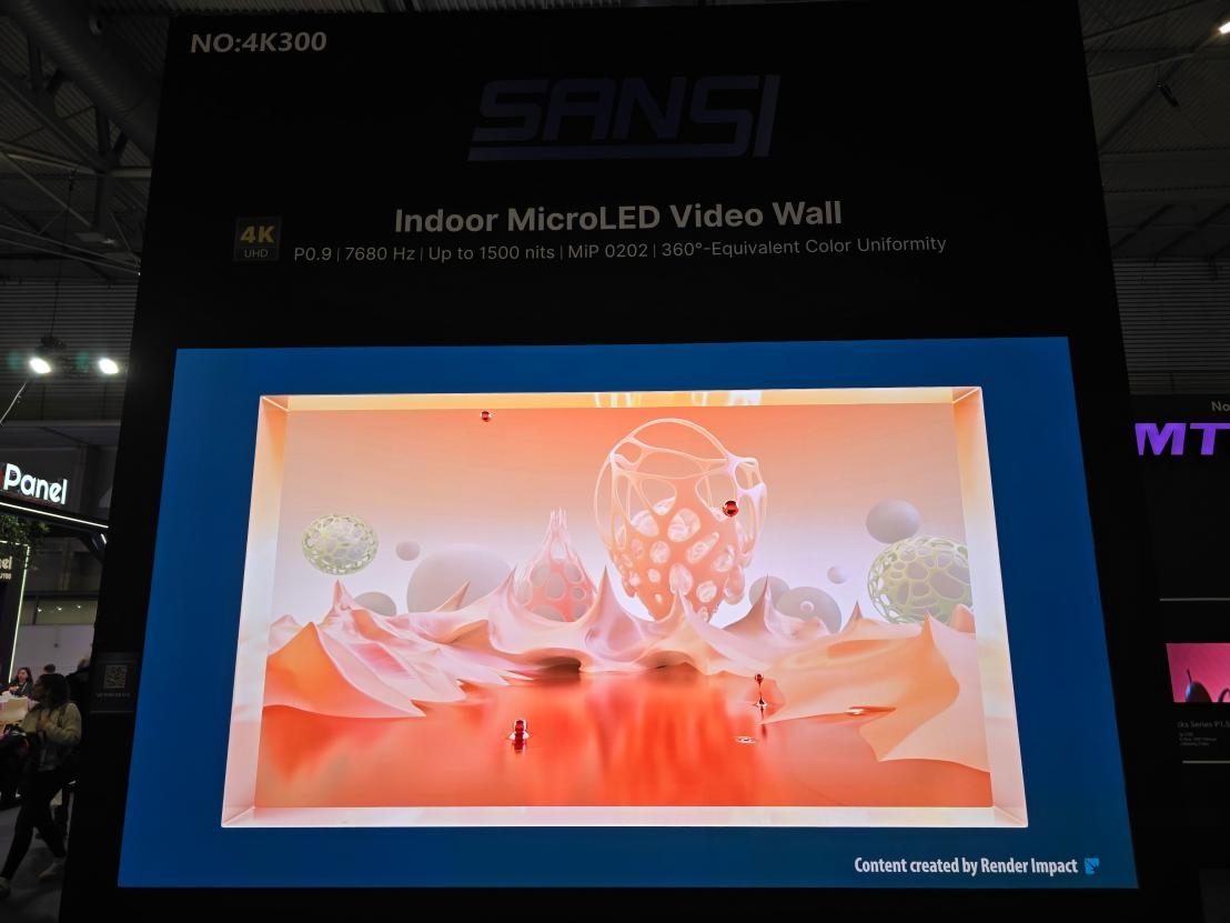 ISE, Sansi, LED display, fine-pitch display, perimeter display, led screen, broadcast display