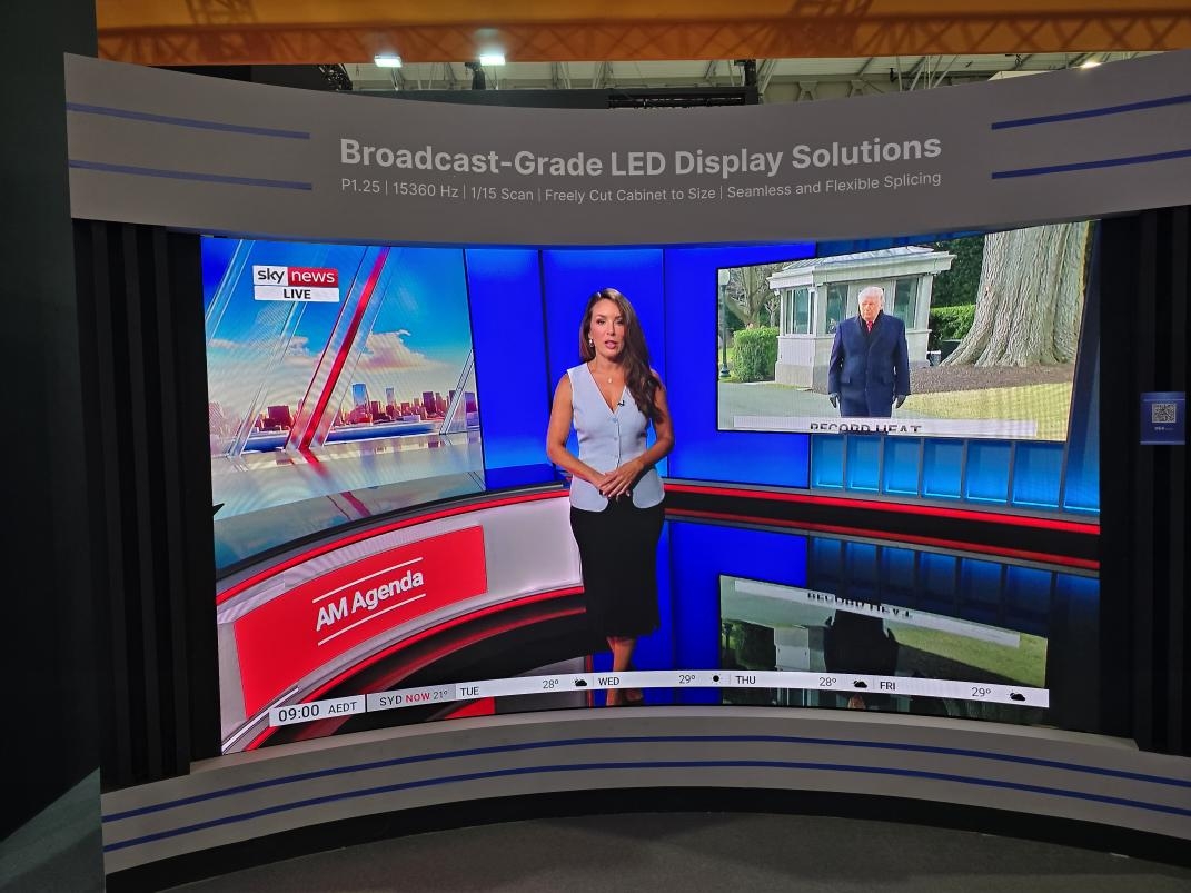 ISE, Sansi, LED display, fine-pitch display, perimeter display, led screen, broadcast display