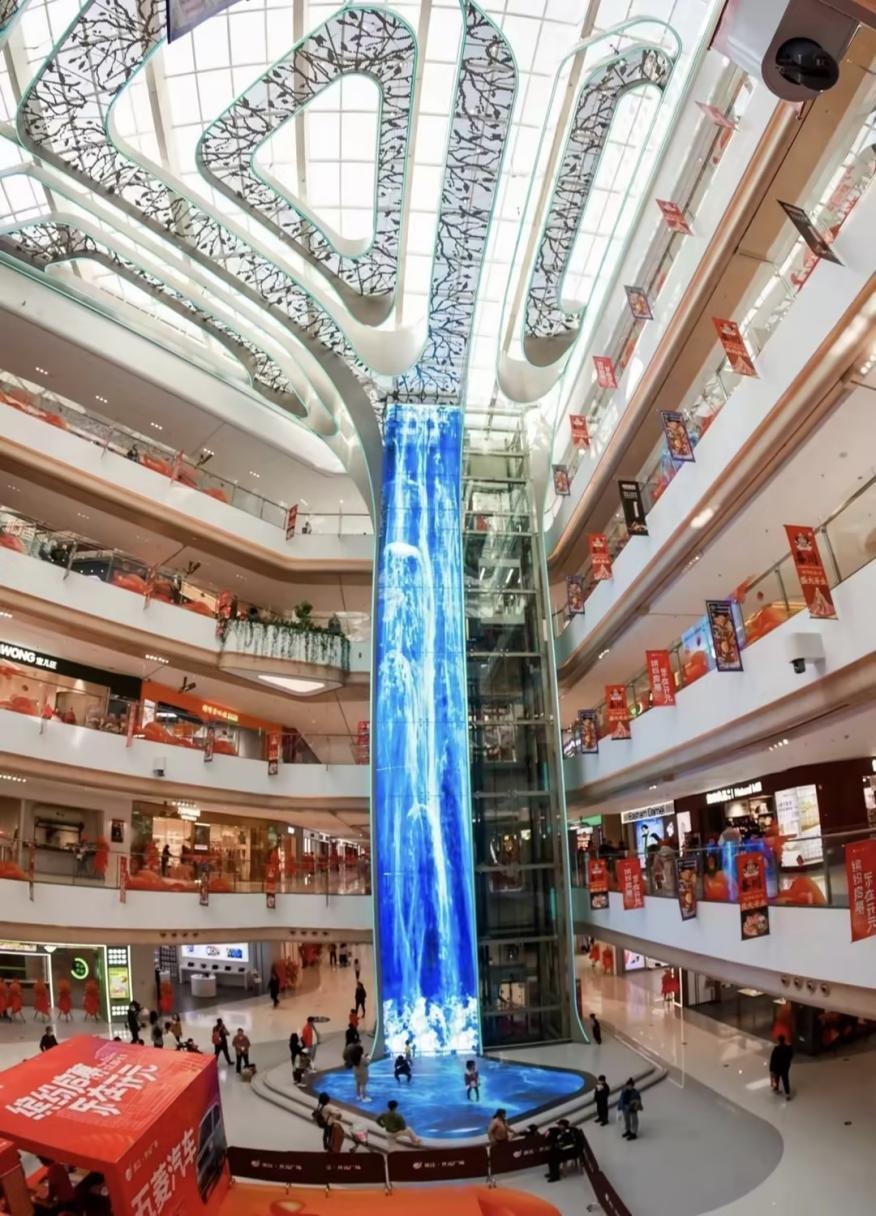 Indoor LED screens, mall atrium advertising, digital signage for retail, brand display solutions, commercial LED displays, interactive LED screens
