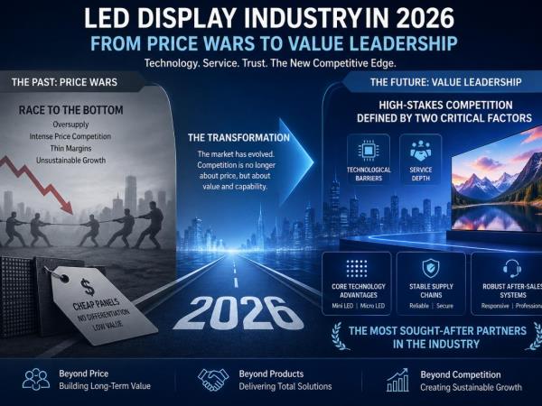 The LED Display Industry in 2026: Entering the Era of “Technology Threshold + Service Depth”