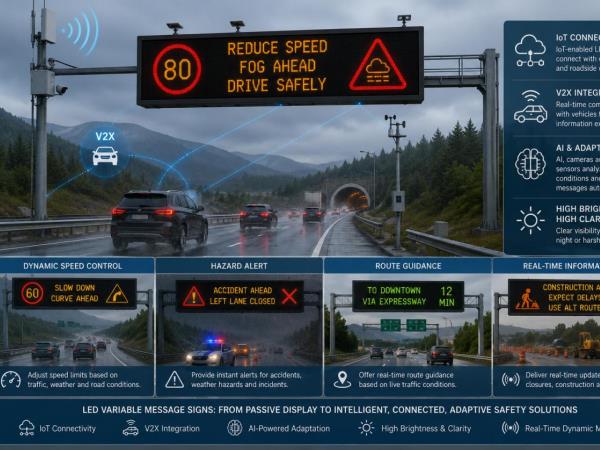 The Evolution of LED Road Signage in 2026: From Illuminated Guides to Intelligent Traffic Partners