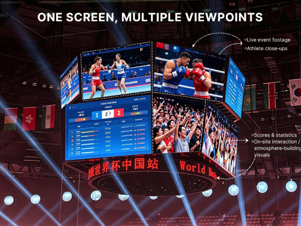Sansi LED Lights Up the Central Bucket-Shaped Scoreboard at Guiyang Olympic Sports Center Gymnasium, Supporting Its Grand Opening Debut