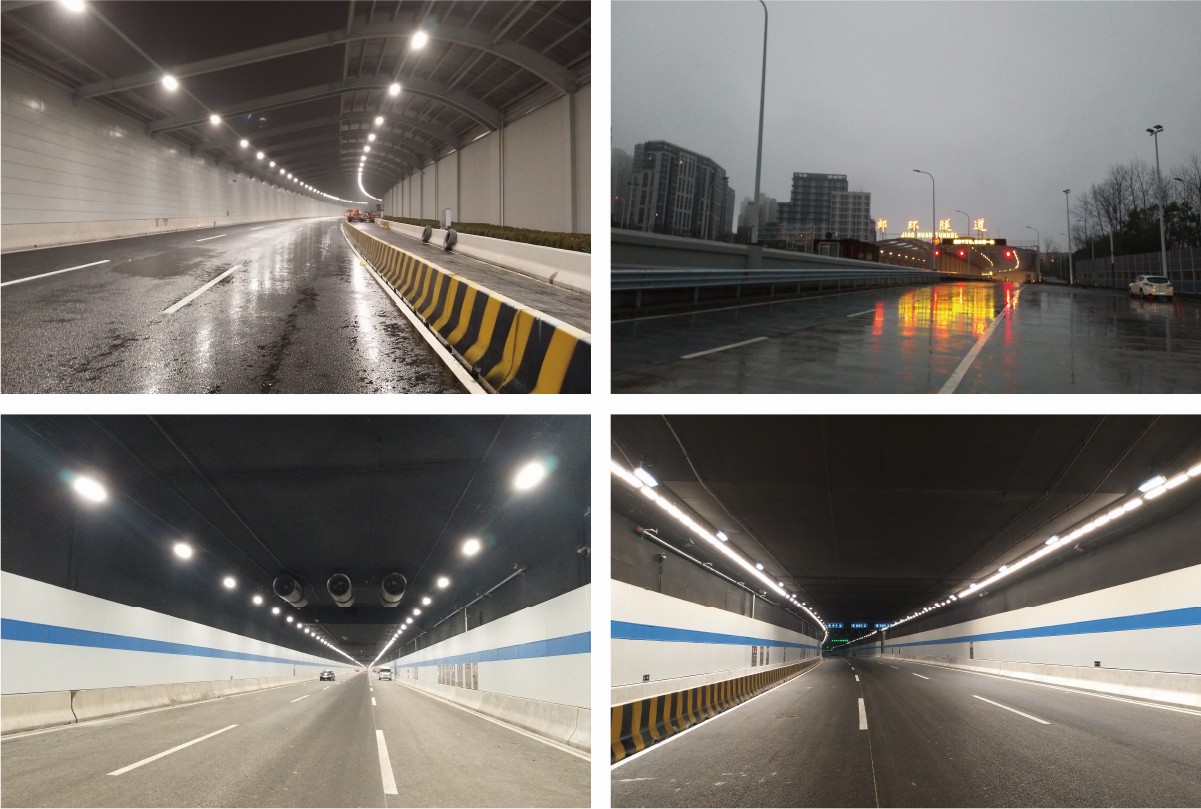 Tunnel safety with LED