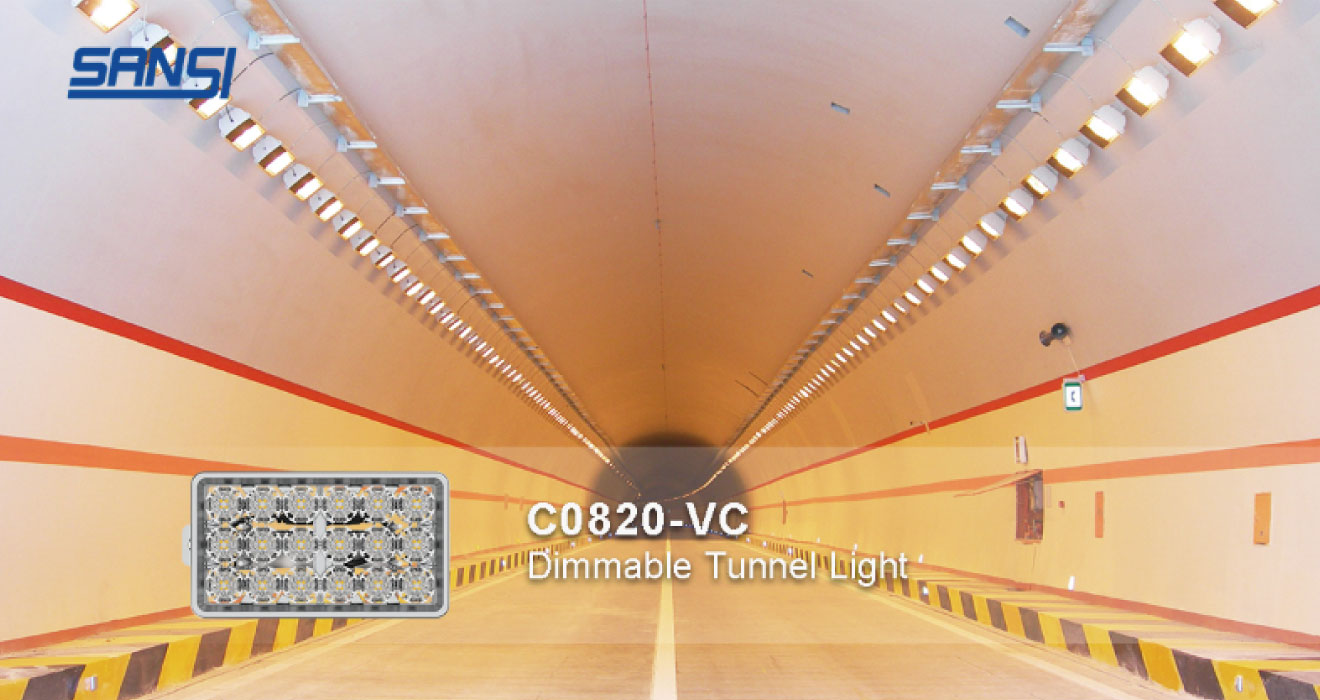 Sansi LED has made a new solution for tunnel lighting