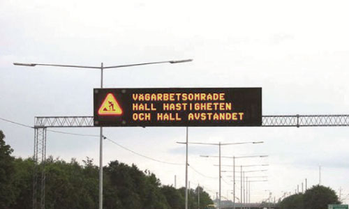 Sansi Variable Message Signs in High Ways