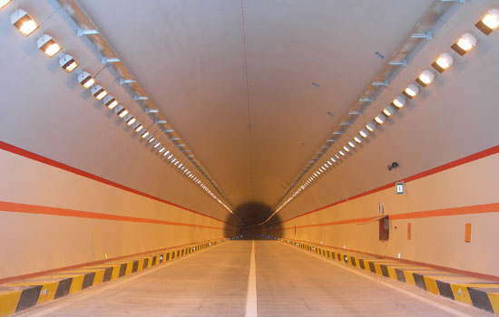 SANSI has made a new solution for tunnel lighting