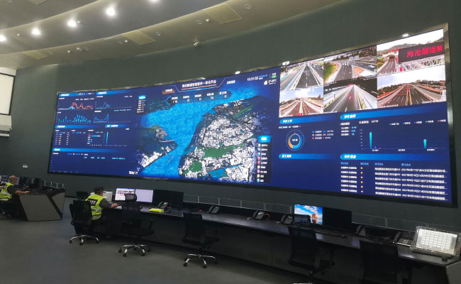 SANSI Tunnel Light Case: Xiamen Haicang Tunnel