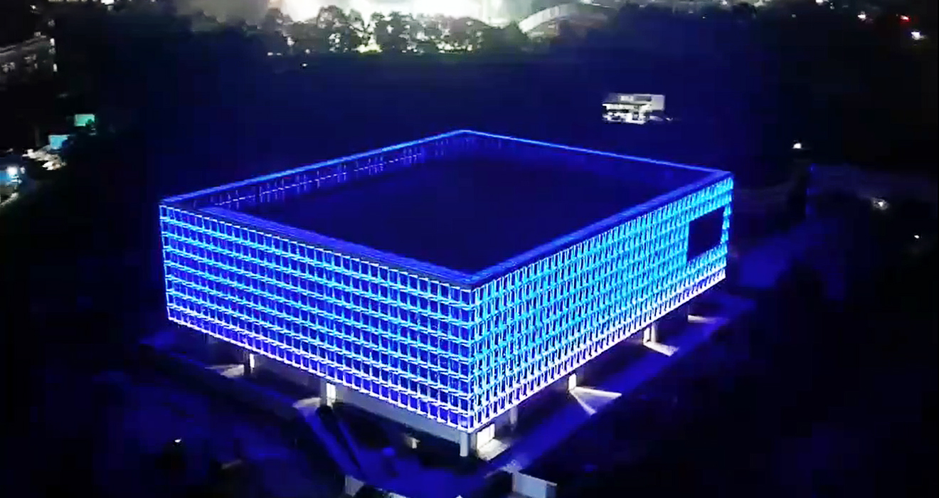 Sansi LED shines in Chengdu Chengdong Sports Park