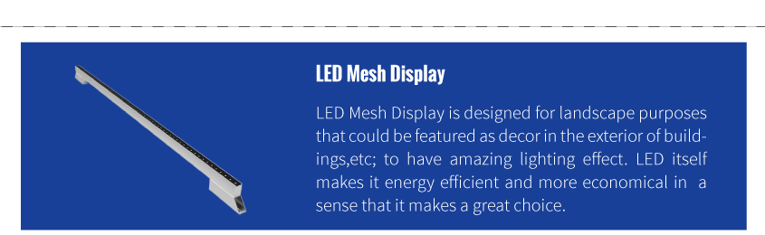 LED Mesh Display