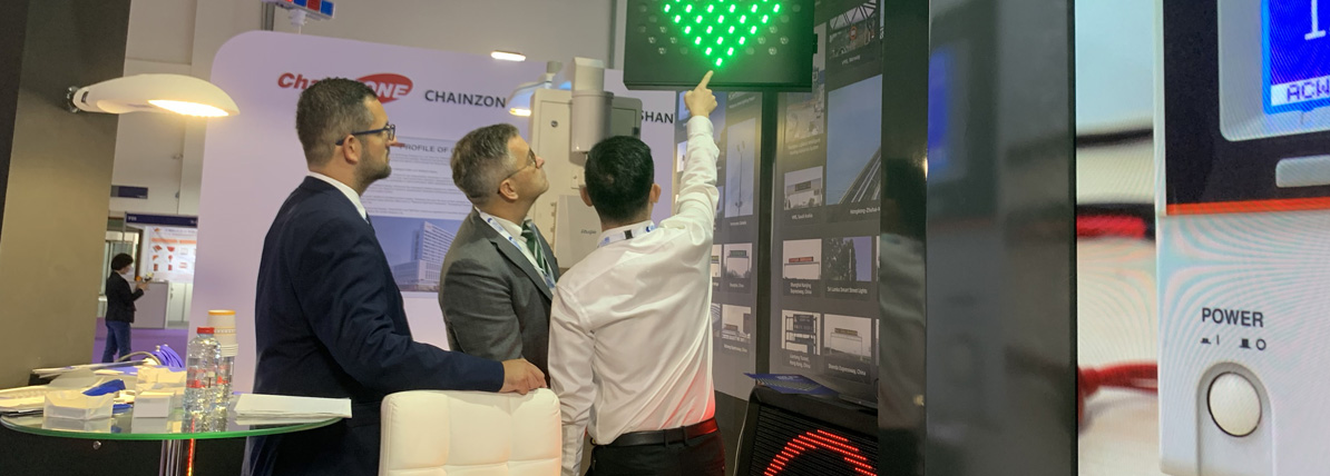 Sansi Successfully Debuts at Dubai Gulf Traffic Exhibition