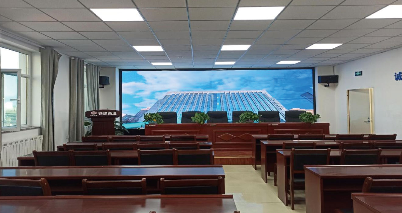 Sansi LED Display Customization in the Conference Room in Jingxin Express