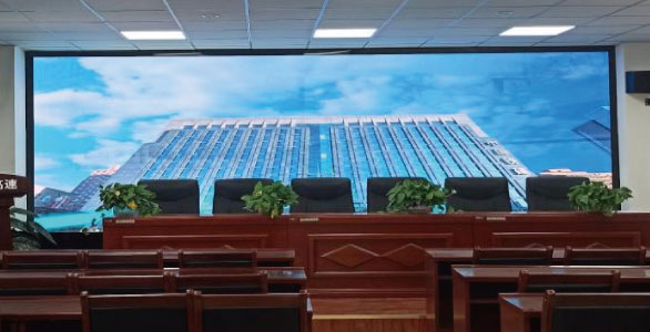 Sansi LED Display Customization in the Conference Room in Jingxin Express