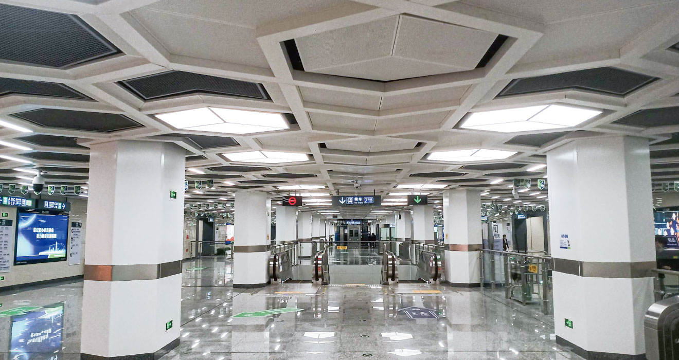 Sansi LED Lighting Up Guiyang Metro Line 2