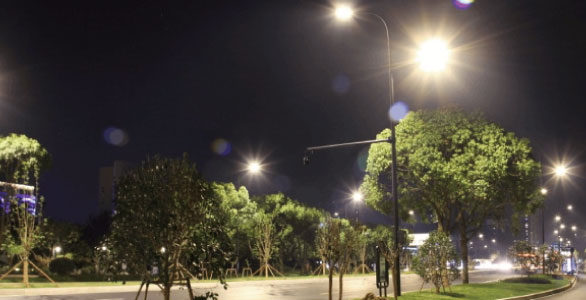 LED Street Lighting Solution-SANSI Illuminates Haitian road in Zhoushan, China