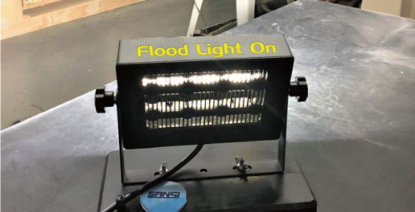 Affordable New LED Floodlight with Innovative Ceramic Heatsink Design