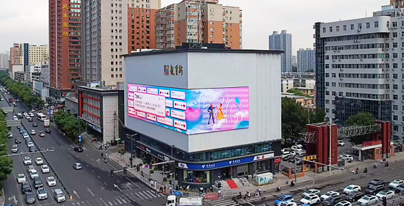 Sansi 535㎡ Naked-Eye 3D LED Display Landed in Taiyuan